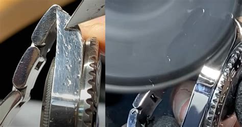 how to remove scratches from rolex glass|how to polish rolex scratches.